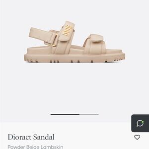 Dior Beige Sandals